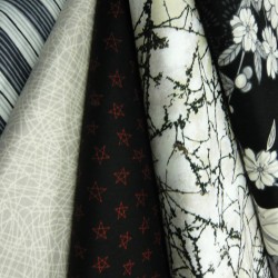 Black and Grey Fabric
