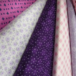 Pink and Purple  Fabric