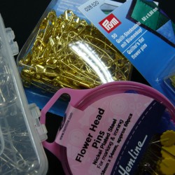 Quilting Pins and Curved Safety Pins